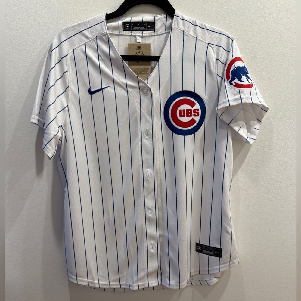 NEW Chicago Cubs Women's Jersey, Medium, NWT, Nike - Picture 8 of 16